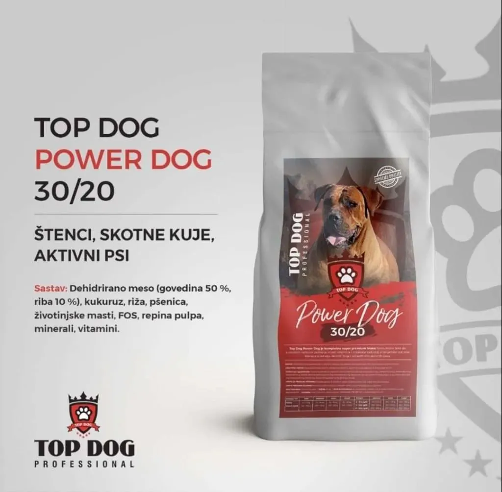 top dog profesional 20kg power 30/20 - slika 2