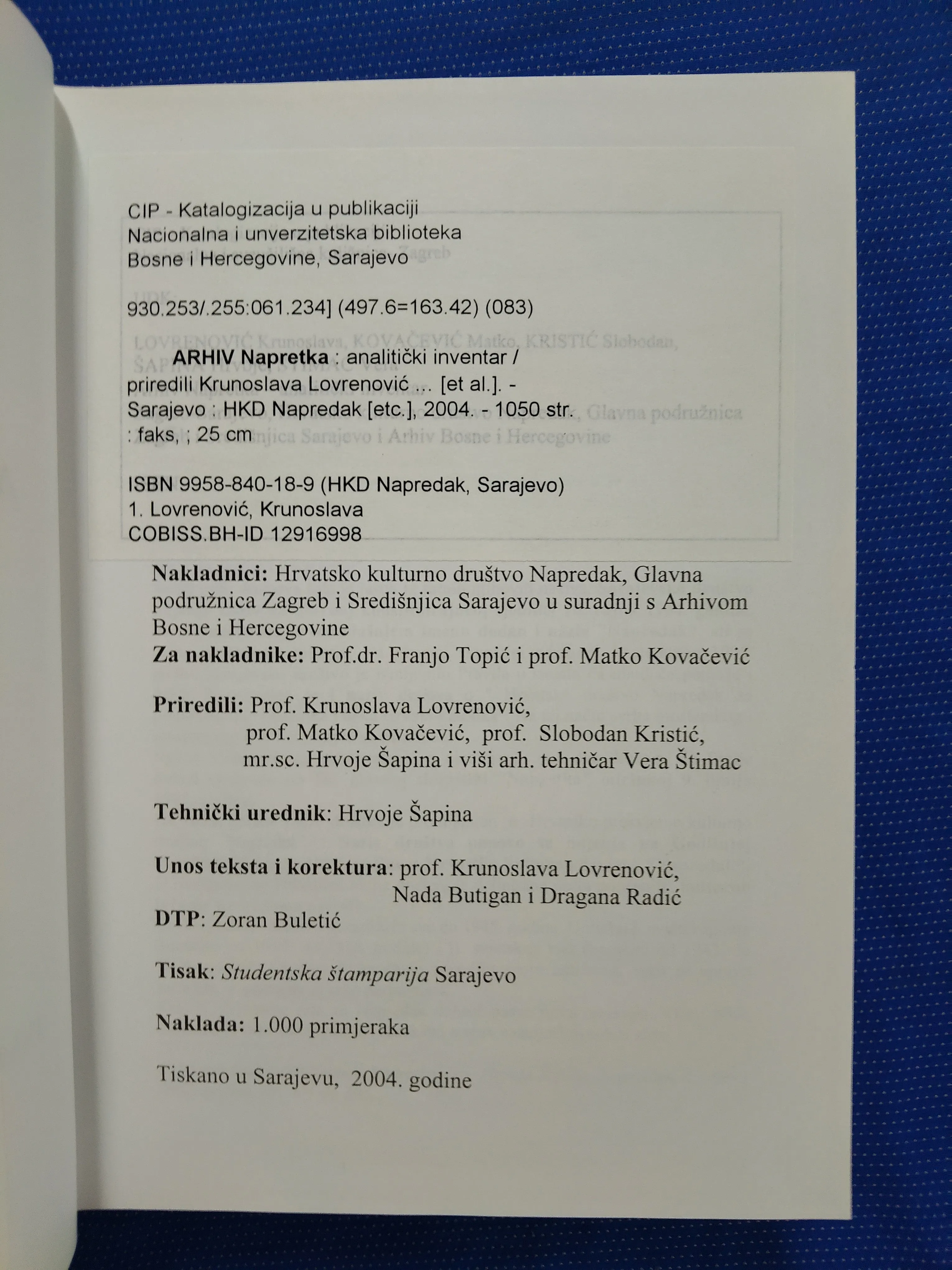 arhiv napretka : analitički inventor - slika 3