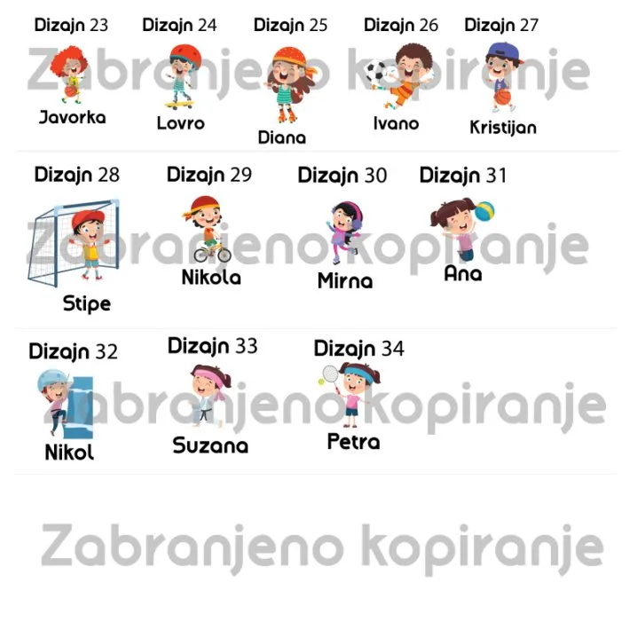 personalizirana dječja sportska boca za vodu - slika 3