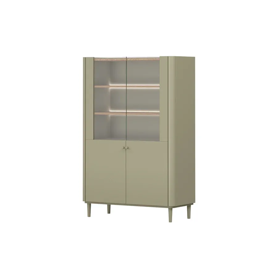Vitrina Elivo 100cm, Materijal: MDF,Melaminska ploča - Čakovec