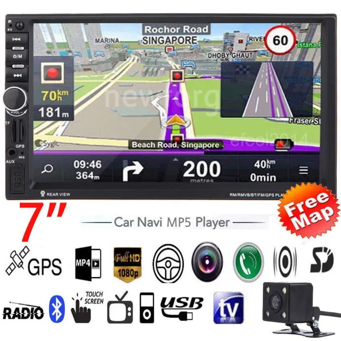 GPS NAVIGACIJA multimedija 2din radio USB PARK kamera - Čakovec