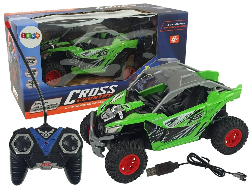 Cross Country Remote Controlled Terrain Car 27 MHz Green - Mursko Središće