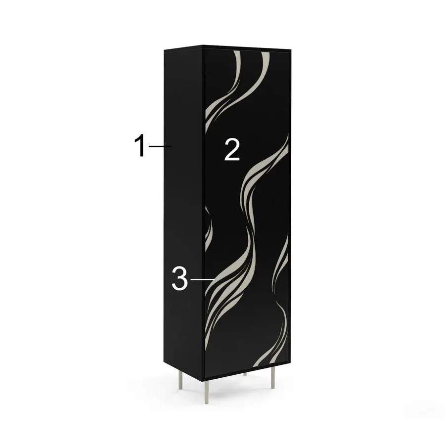 vitrina vintro 200x60cm, materijal: laminirana ploča - slika 3