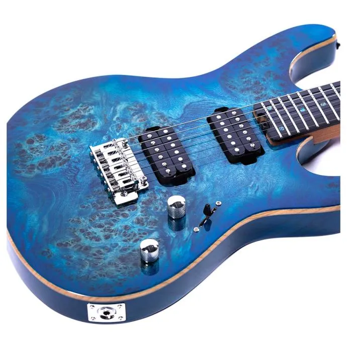 volgoa vlm-01 black, blue ili nt električna gitara - slika 8