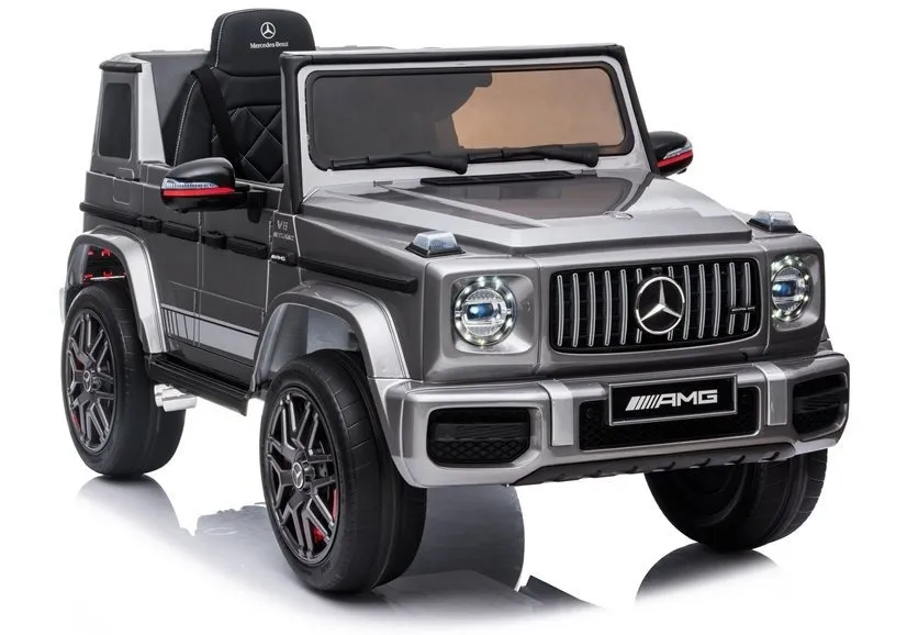 Licencirani auto na akumulator Mercedes G63 AMG - sivi/lakirani - Mursko Središće