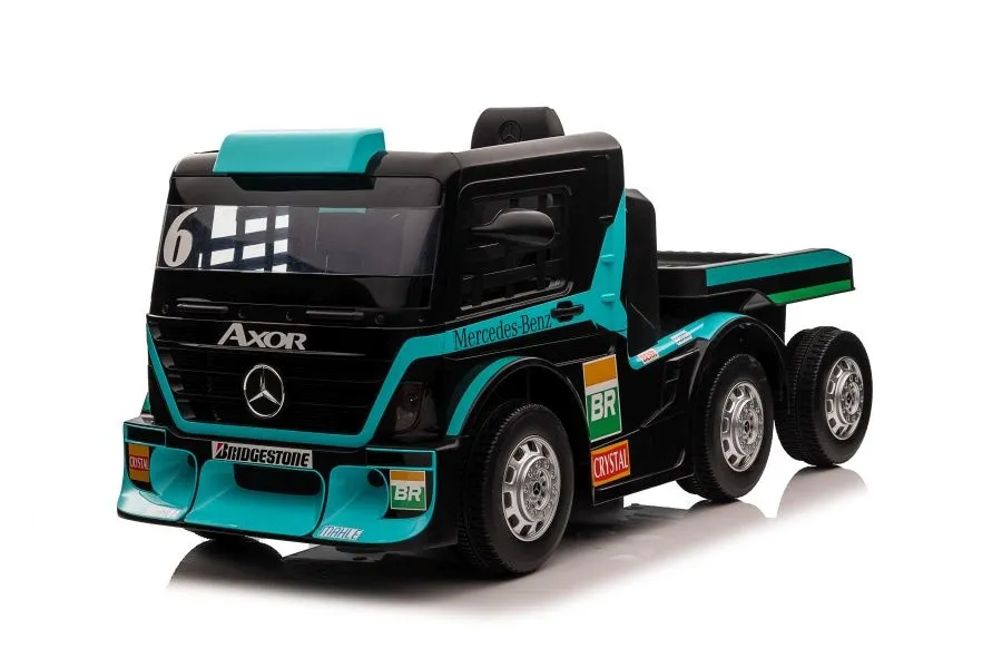 kamion na akumulator mercedes xmx622b - plavi - slika 3