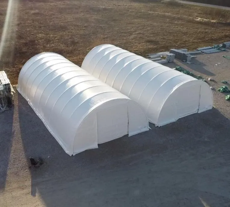 montažna hala / montažni šator 9.15x20m 4,5m (v) 183m2 dostupno odmah - slika 5