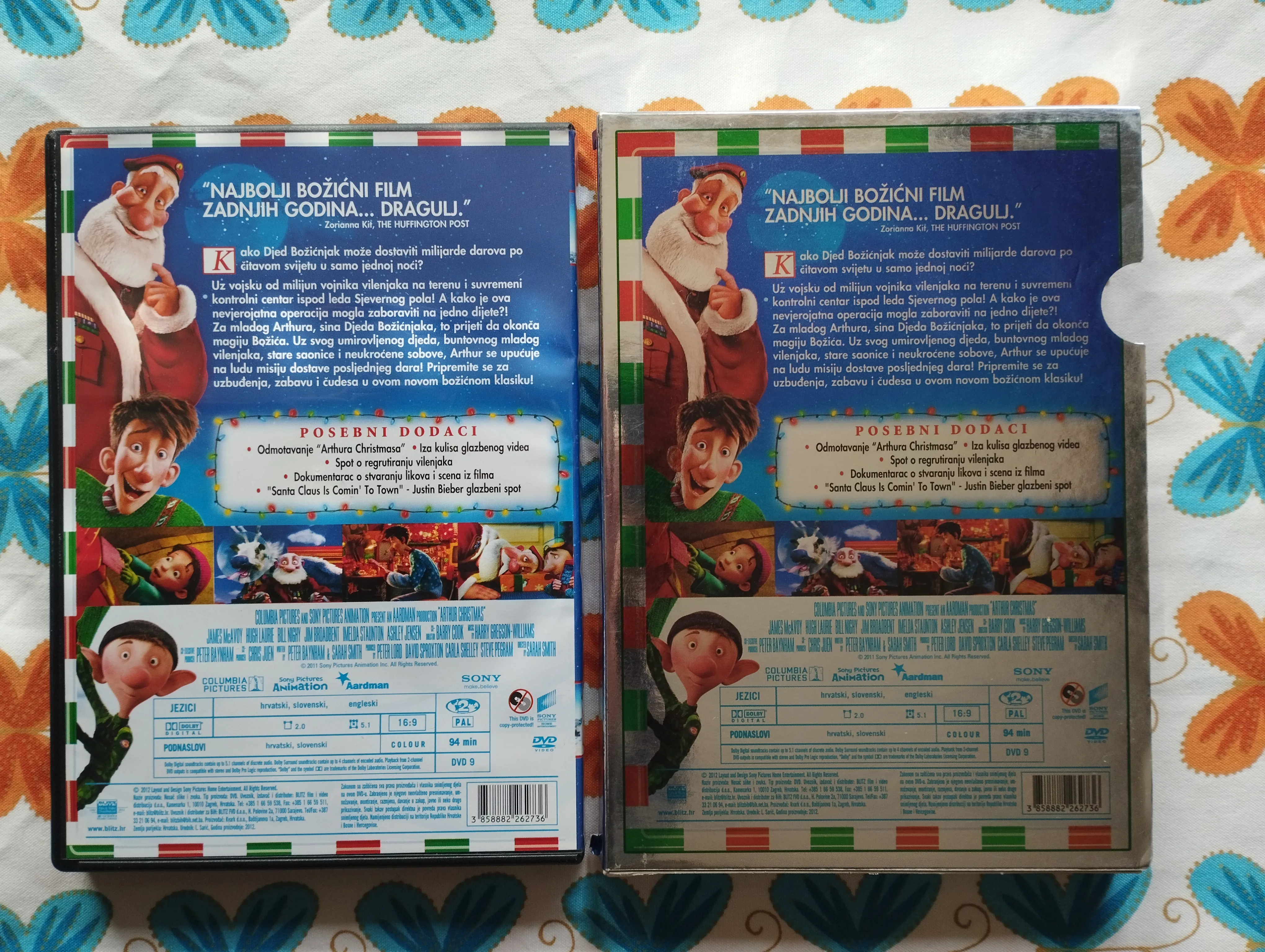 arthur christmas / arthur božić dvd - slika 2