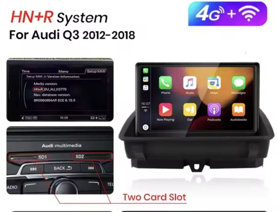audi q3 2012-2018 original multimedija android navigacija carplay - slika 8