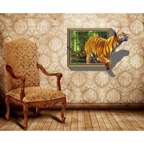 3d wall sticker tigar dimenzije 70x100cm - slika 3