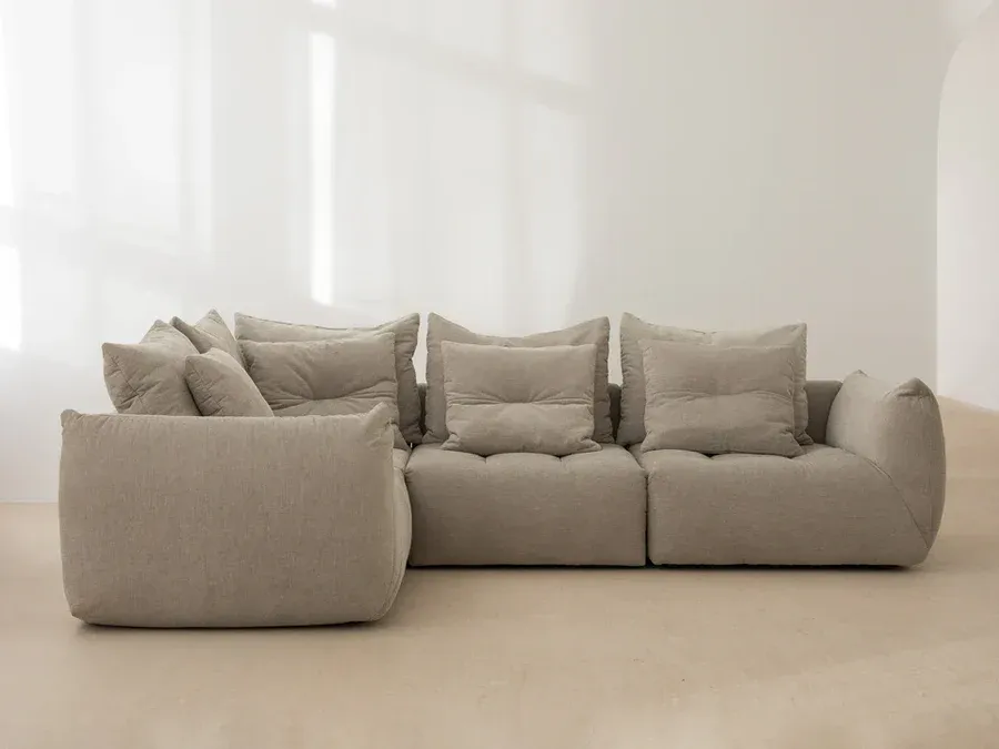 bloom kutna garnitura, 232x216 cm, materijal: baršun - slika 6