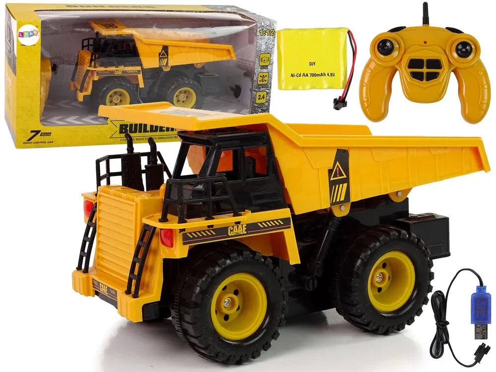 Tipper Construction 2.4G R/C Yellow 1:12 Sound - Mursko Središće