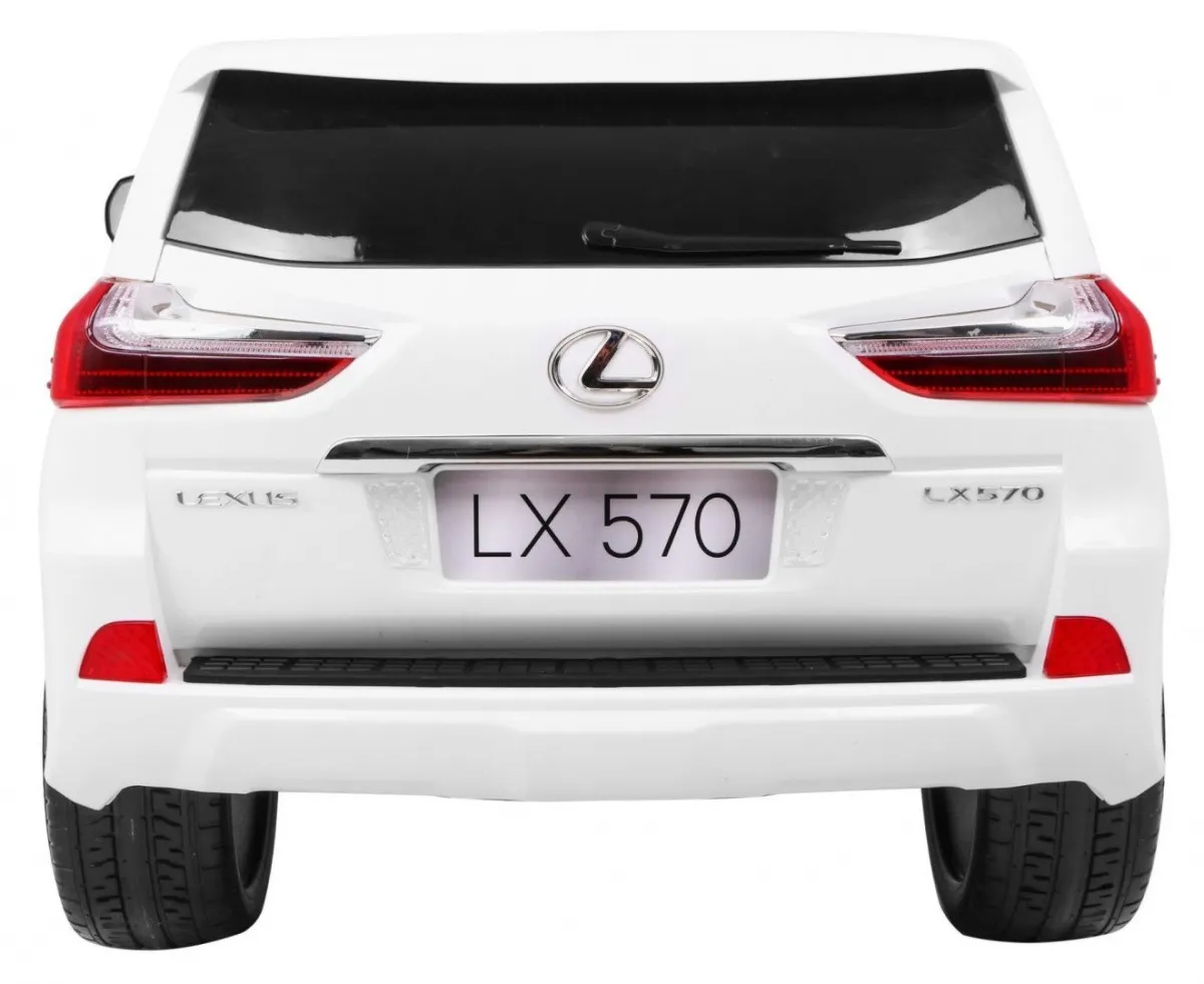 licencirani auto na akumulator lexus lx570 4x4 - dvosjed - bijeli - slika 2