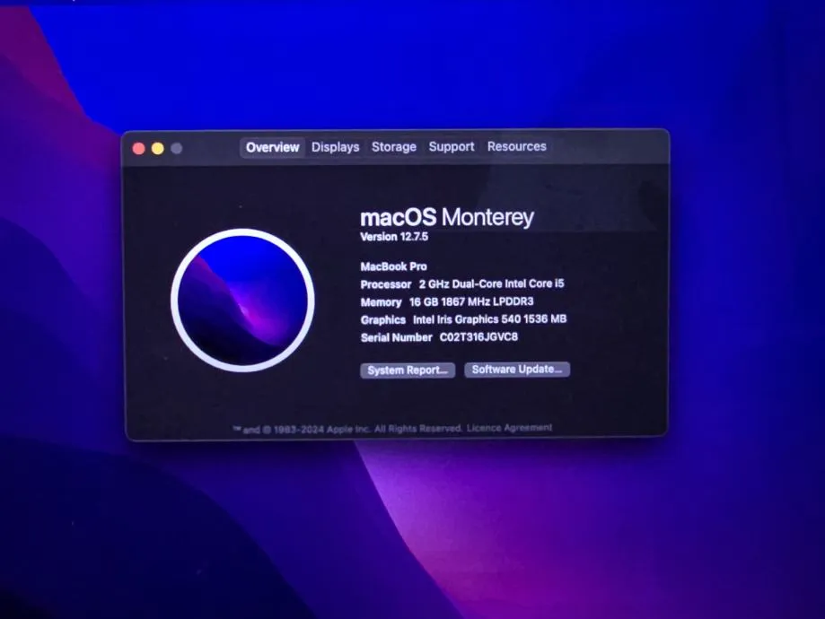 macbook pro 2016 (i5 / 16gb / 256gb) / r1, rate !! - slika 5