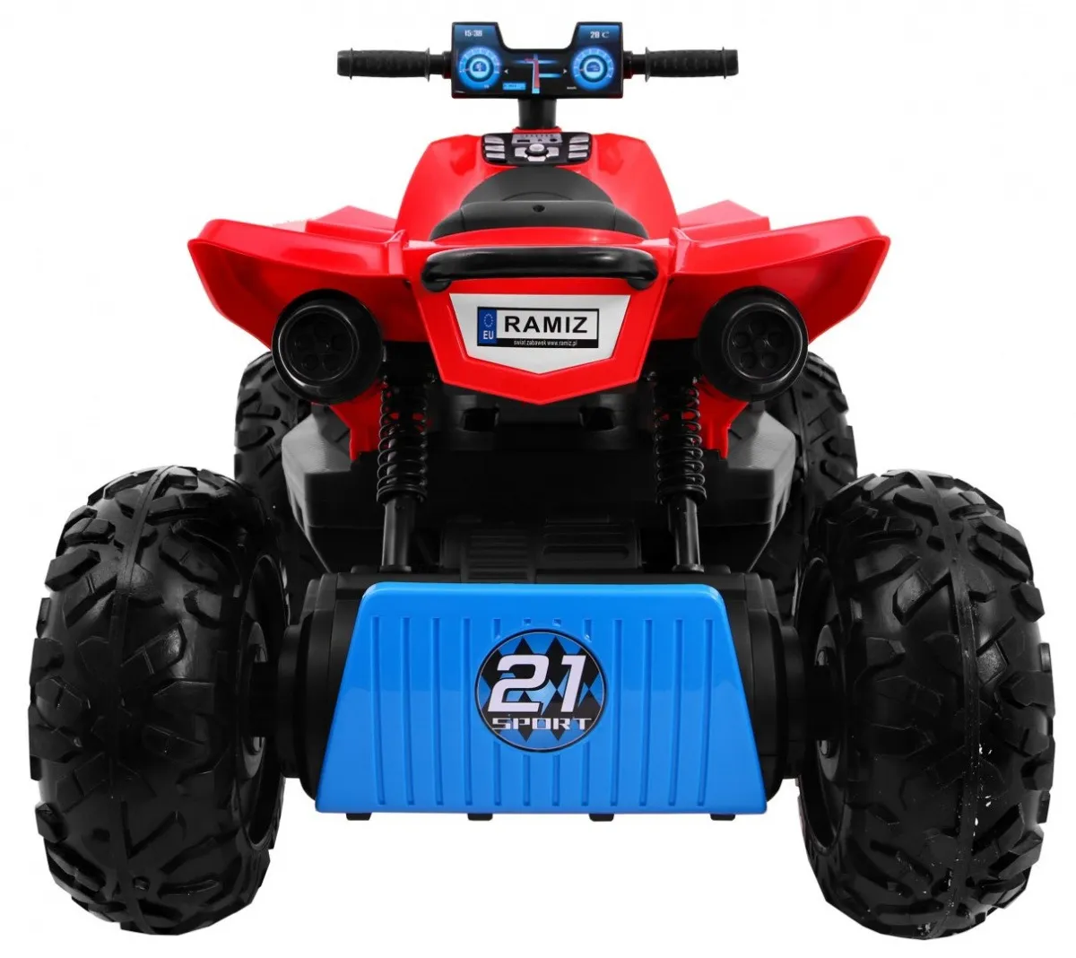 quad na akumulator sport run 4 x 4 - crveni - slika 9