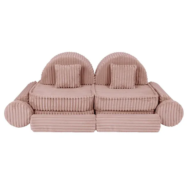 modularna sofa - ružičasta - slika 9