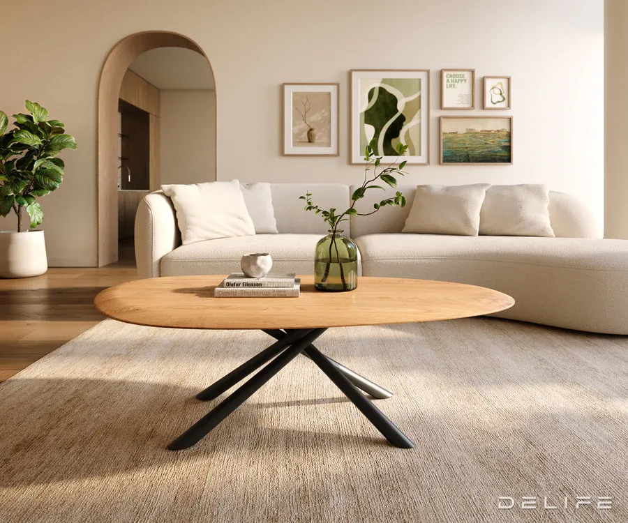 klub stolić edge 140x75cm, materijal: hrast - slika 2