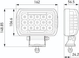 reflektor led hella 450 (75w) - slika 2
