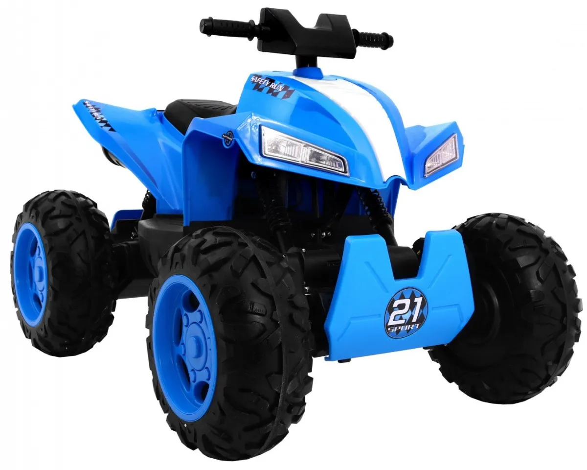 quad na akumulator sport run 4 x 4 - plavi - slika 8