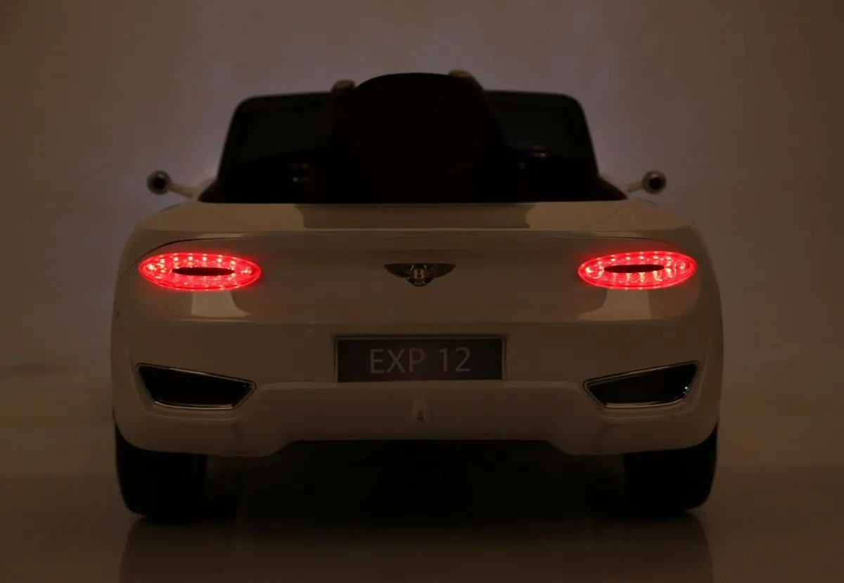 licencirani auto na akumulator bentley exp12 - bijeli - slika 10