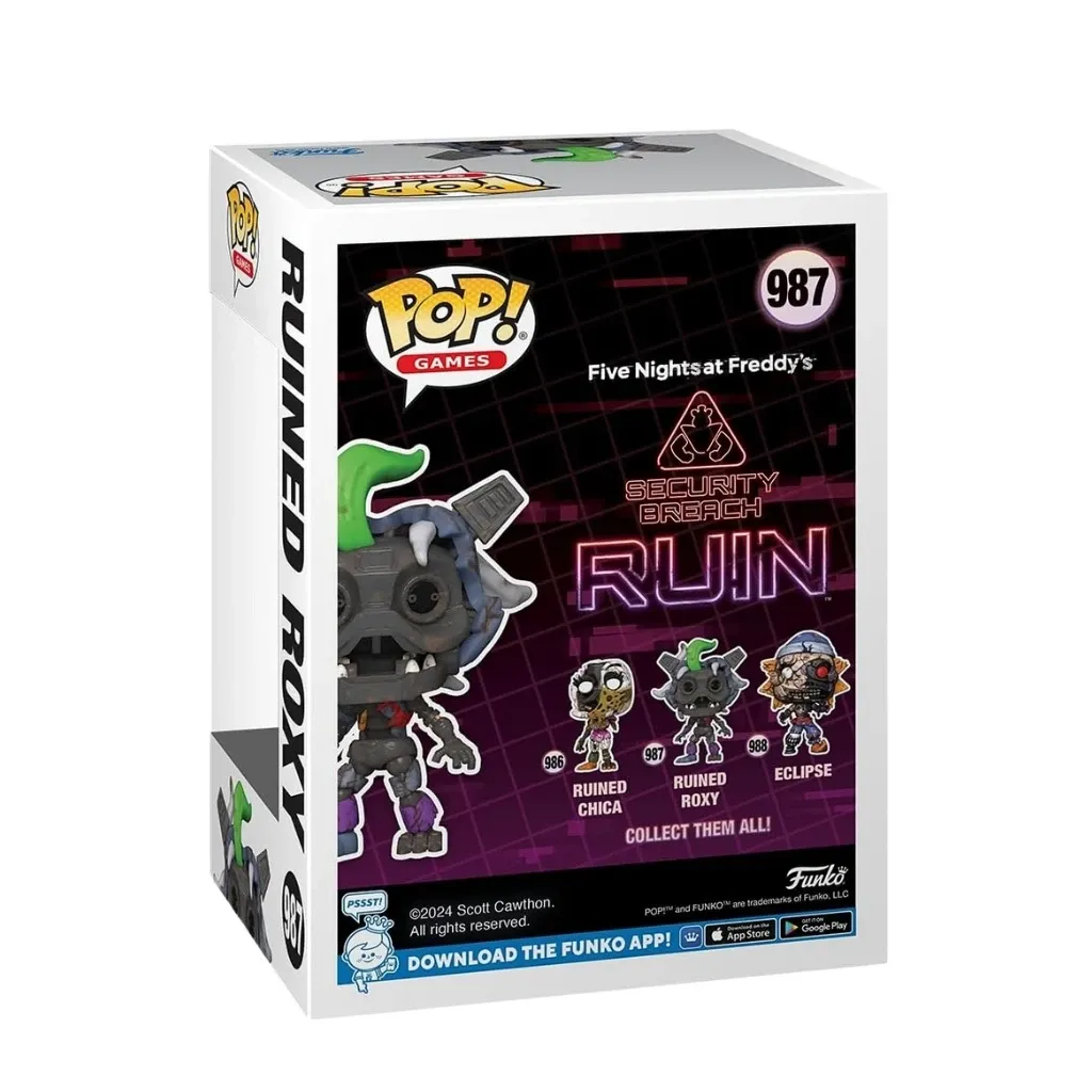 funko pop! games: five nights at freddy’s – ruined roxy #987 - slika 2