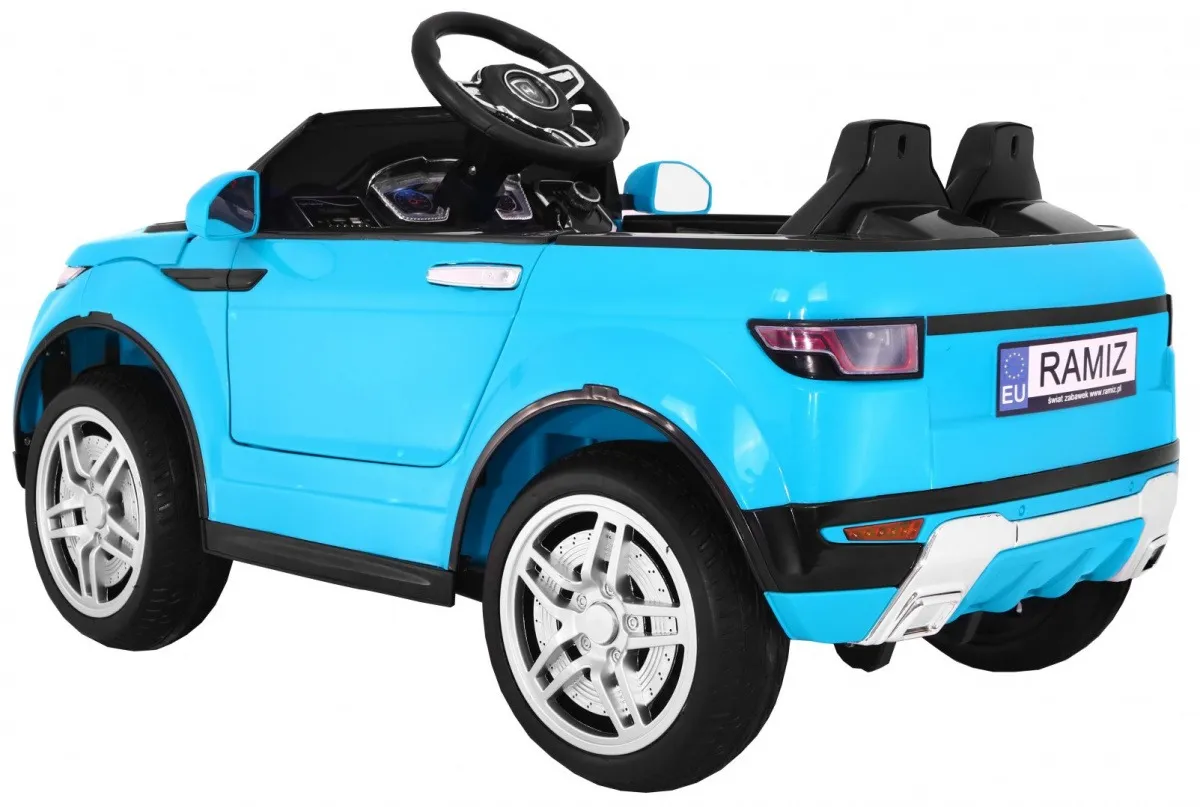 auto na akumulator rapid racer - plavi - slika 3