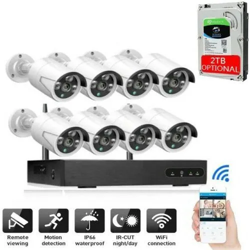 video sustav 8 kamera wifi snimač - slika 4