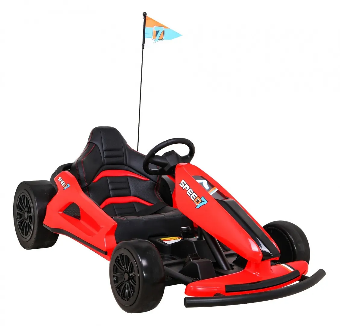 Go-Kart na akumulator SPEED 7 DRIFT KING - crveni - Mursko Središće