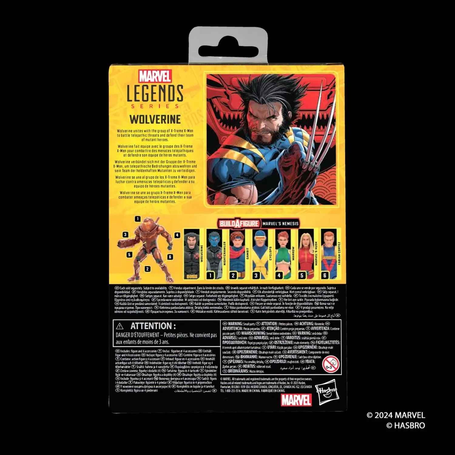 marvel legends series: x-men – wolverine figura, 15cm - slika 11