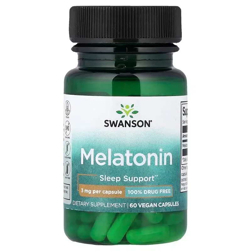 swanson melatonin 3 mg 60 kaps - slika 1