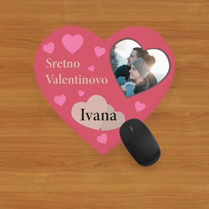 Sretno Valentinovo – Podloga za miš - Osijek