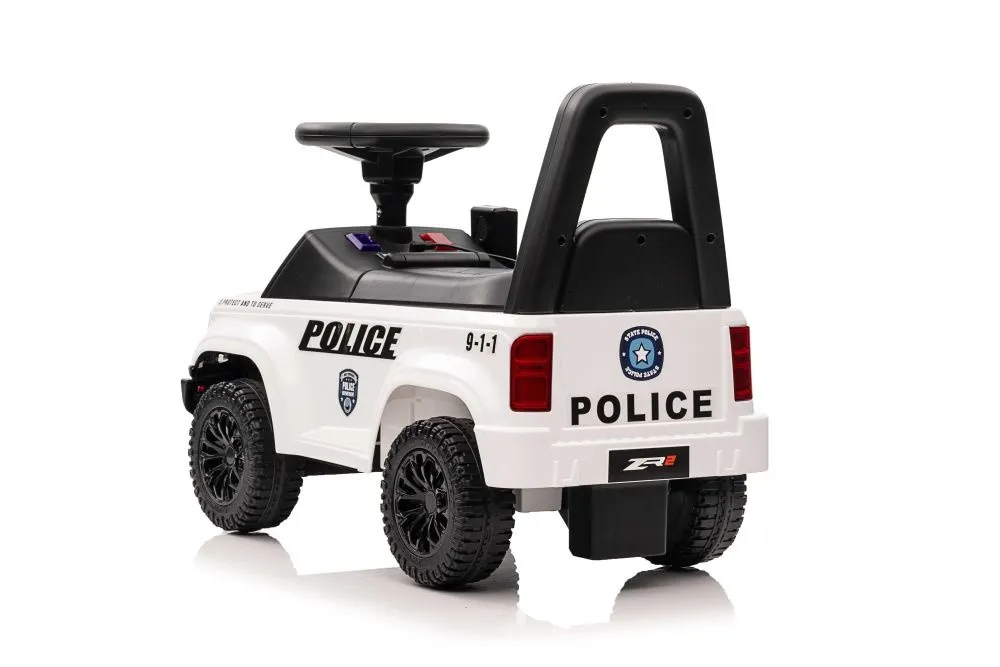 dječja guralica police - bijela - slika 6
