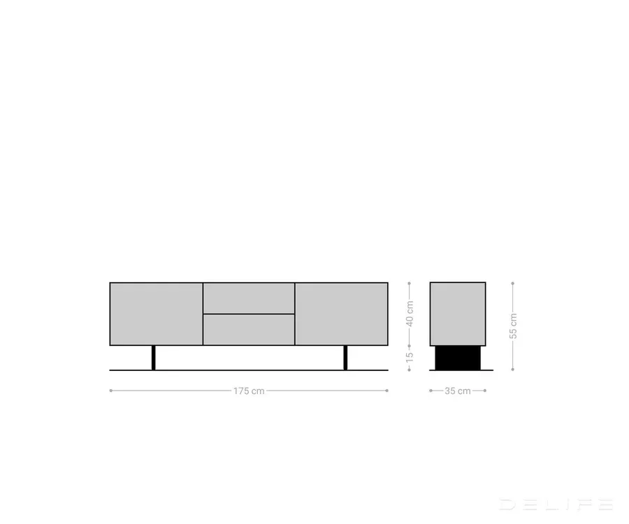 komoda solu, materijal: bagrem - slika 8
