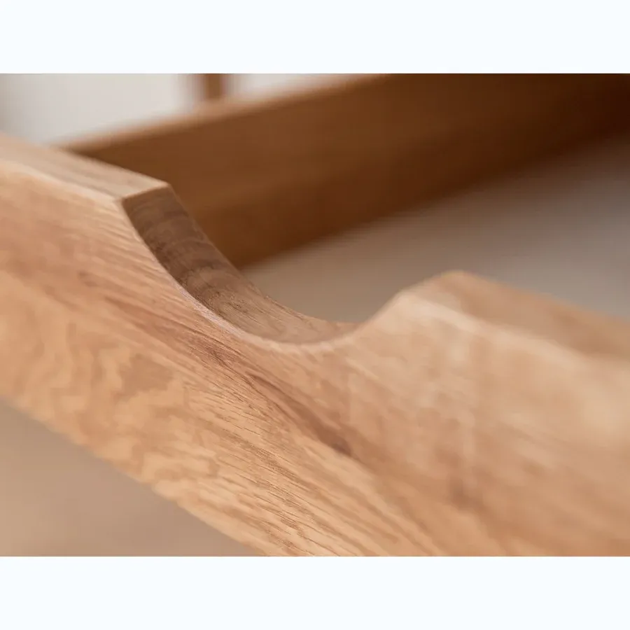 uredski stol simona 120x55 cm, materijal: masivno drvo hrast - slika 9
