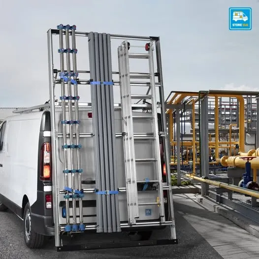 spuštajući krovni nosač za kombi vozila | store van space up dynamic - slika 5