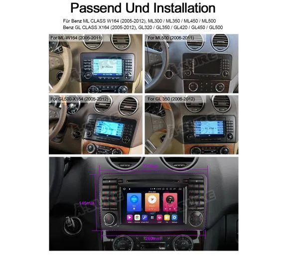 original android mercedes ml gl navigacija gps multimedija - slika 10