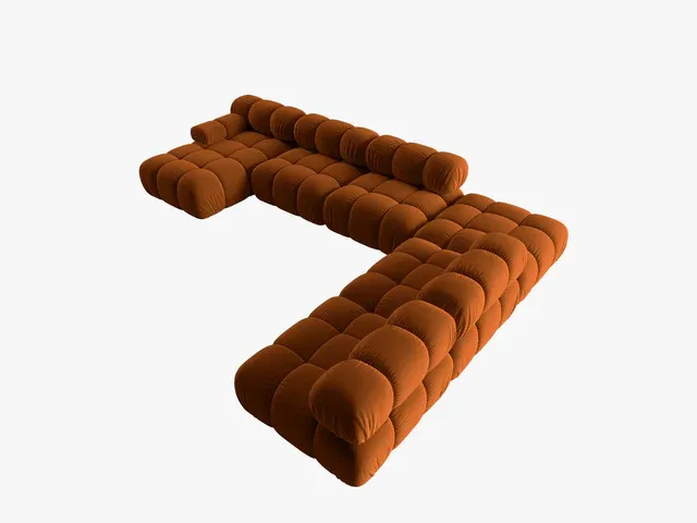 modularna sofa bellis 376x282cm, materijal: baršun - slika 8