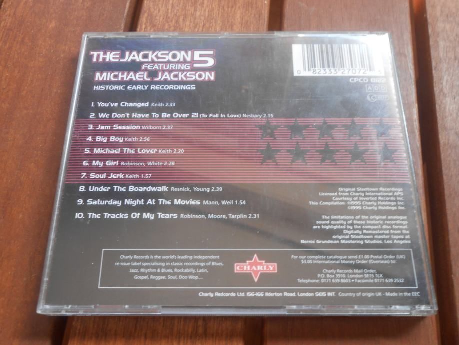 the jackson 5 feat m.jackson ‎– historic early recordings - slika 2