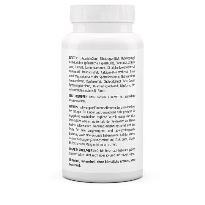 multivitamin multiplex natal kapsule bez joda, vita world, 120 tableta - slika 3