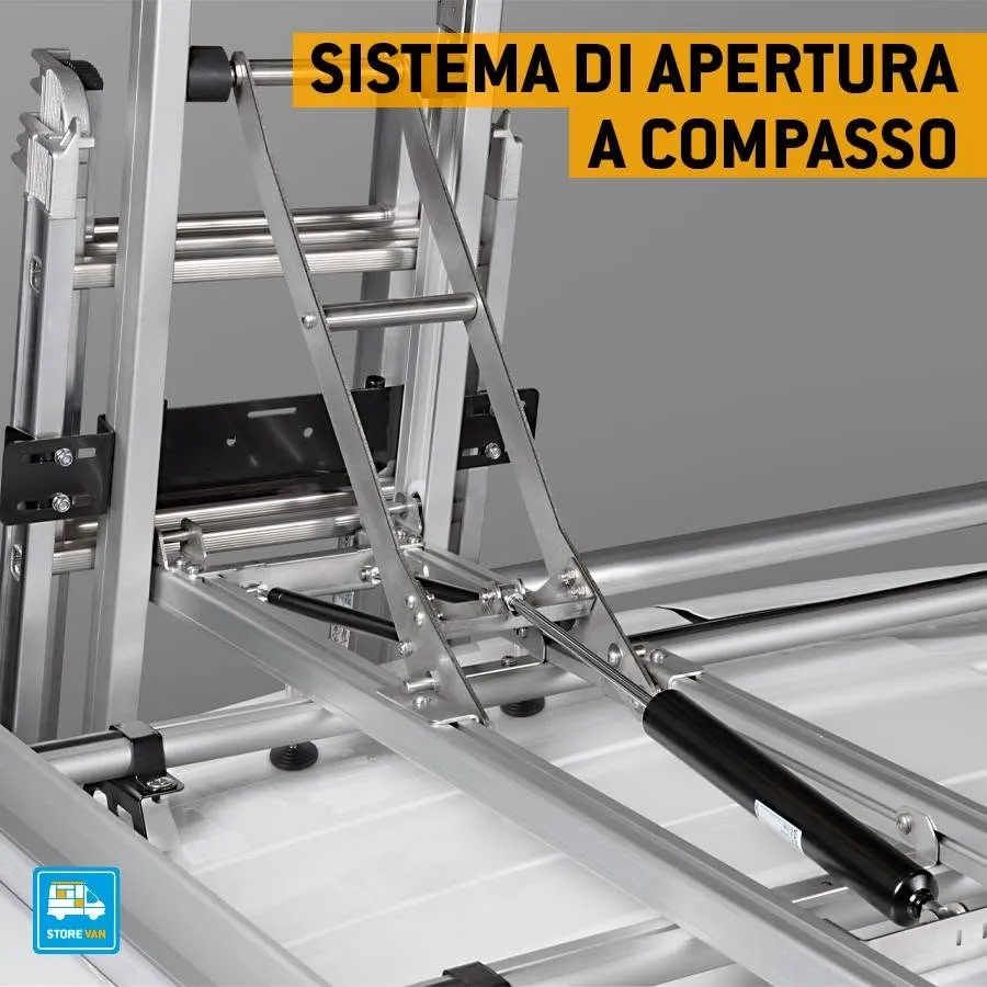 krovni nosači za kombi vozila | store van | profesionalni aluminijski - slika 3