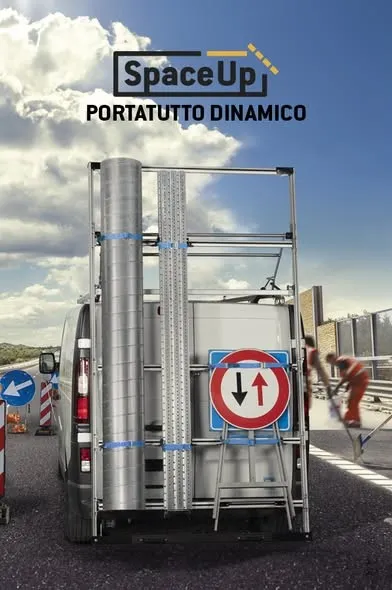 spuštajući krovni nosač za kombi vozila | store van space up dynamic - slika 7