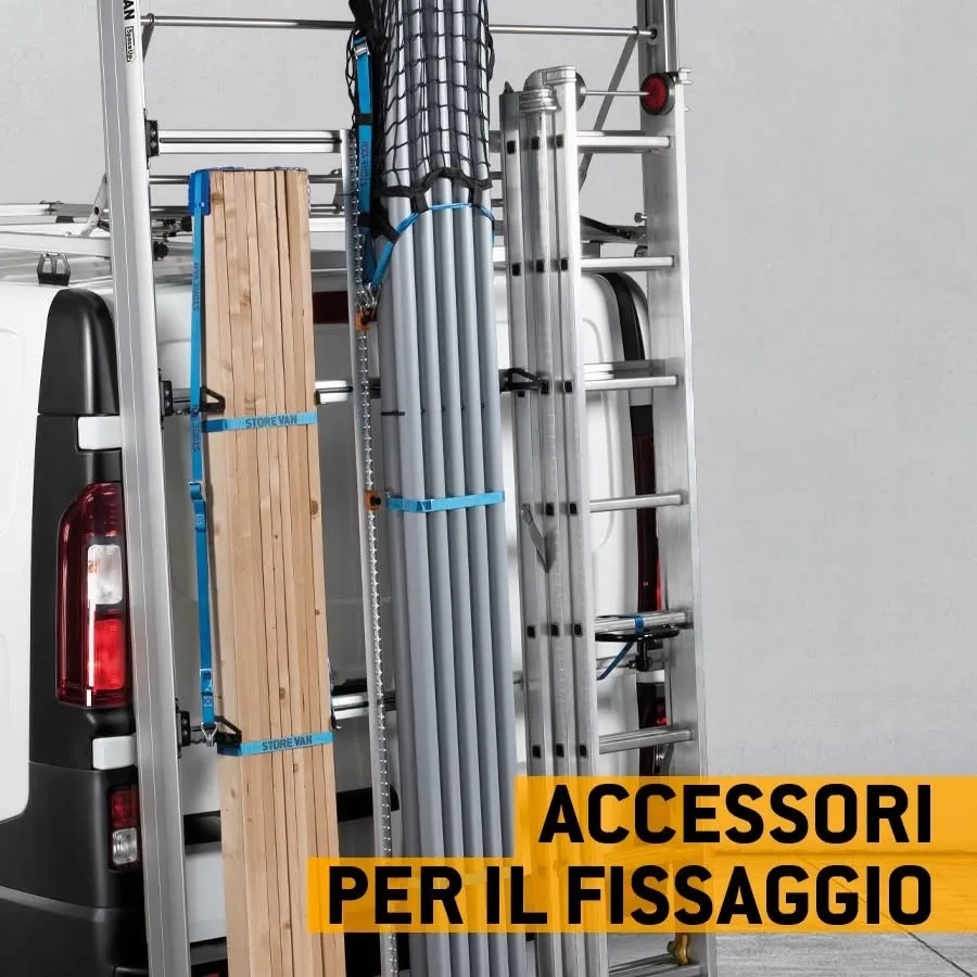 spuštajući krovni nosač za kombi vozila | store van space up dynamic - slika 8