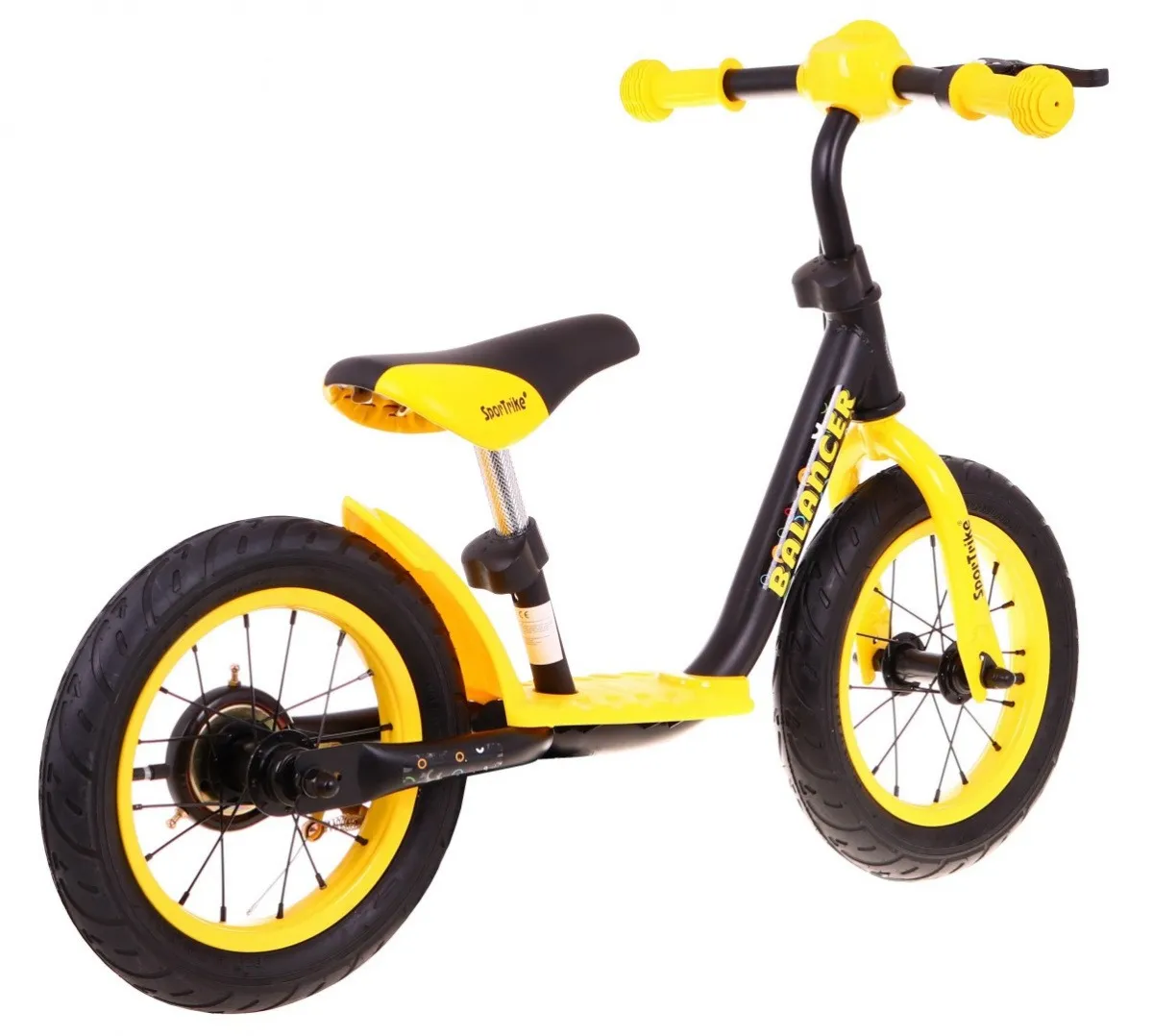bicikl bez pedala balancer - žuti - slika 2