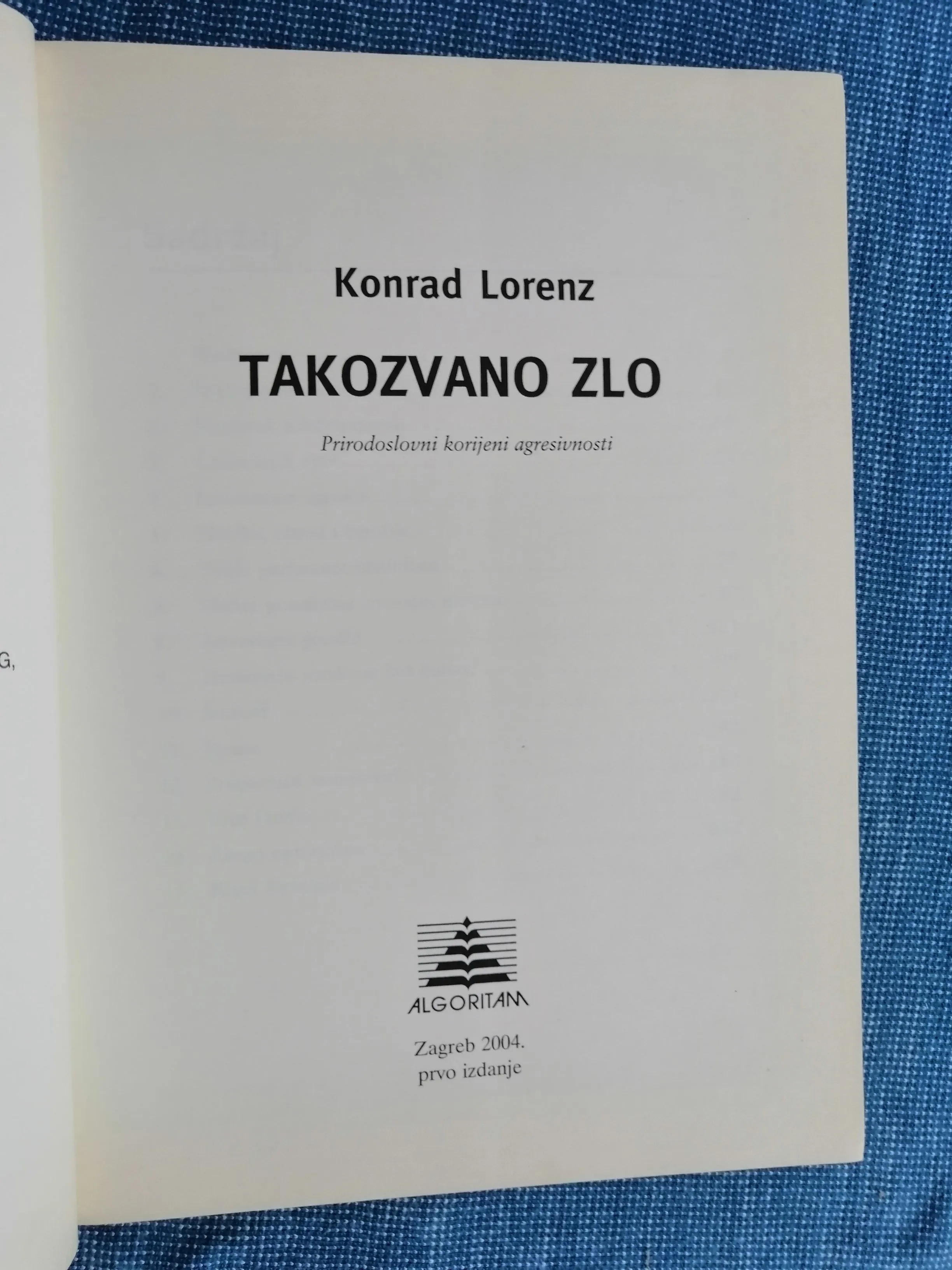 konrad lorenz – takozvano zlo [b120] - slika 2
