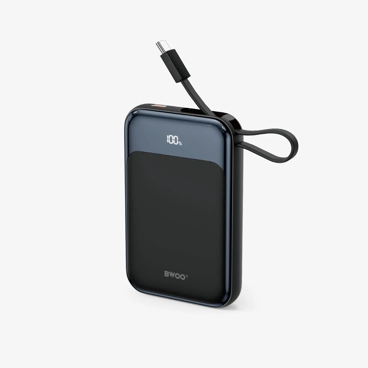 bwoo 10000 mah magnetska prijenosna baterija s ugrađenim kabelom za punjenje - slika 3