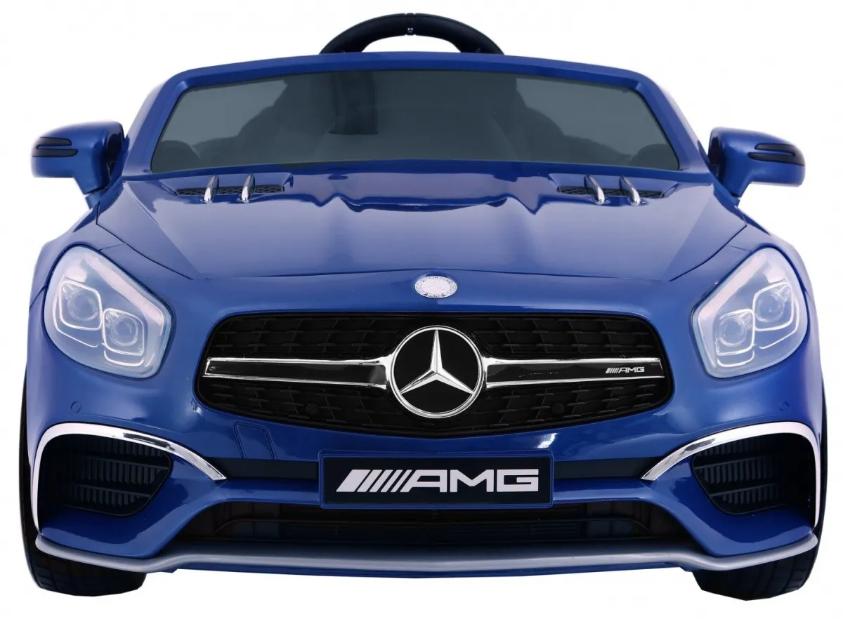 licencirani auto na akumultor mercedes amg sl65 - plavi/lakirani - slika 6