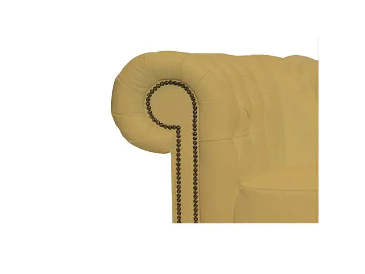 chesterfield fotelja first class leather | 1-sjedište | ivory - slika 4