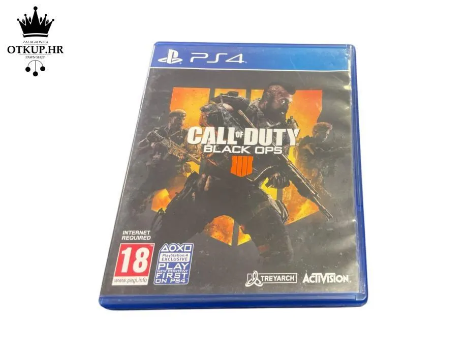 Ps4 Igra Call Of Duty Black Ops 4 / R1, Rate! - Zagreb