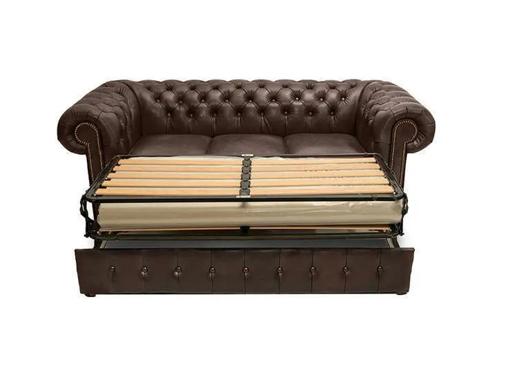 chesterfield trosjed ležaj class leather | 3-sjedišta - slika 2