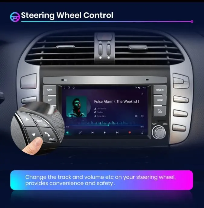 fiat bravo original android radio multimedija wifi parking kamera - slika 5